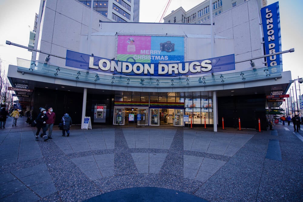 London Drugs closes all of its pharmacies following ‘cybersecurity incident’